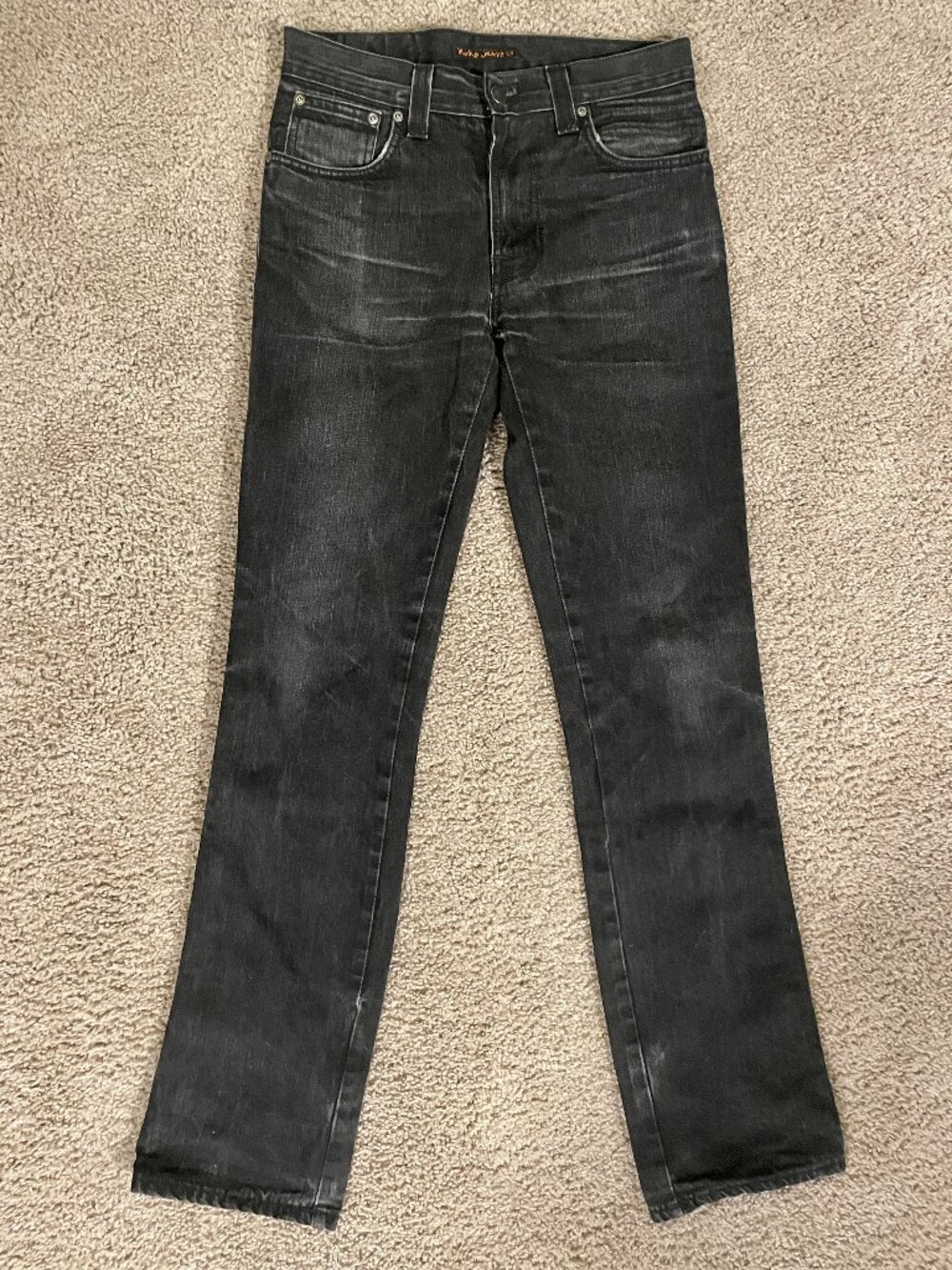 Nudie 30x34 Slim Jim Jeans (Black)